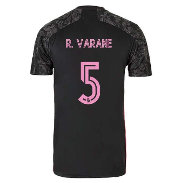 Camiseta Real Madrid Tercera equipo NO.5 Varane 2020-2021 Negro